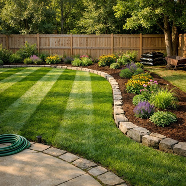 Sample social media post for a landscaping business