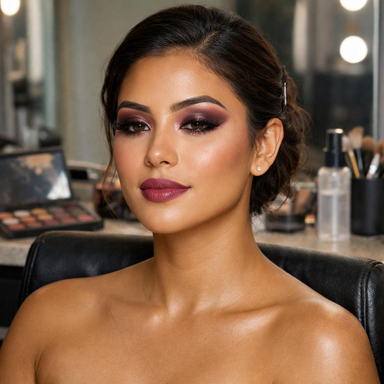 Sample social media post for a makeup artist