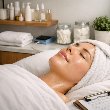 Sample social media post for a skincare business